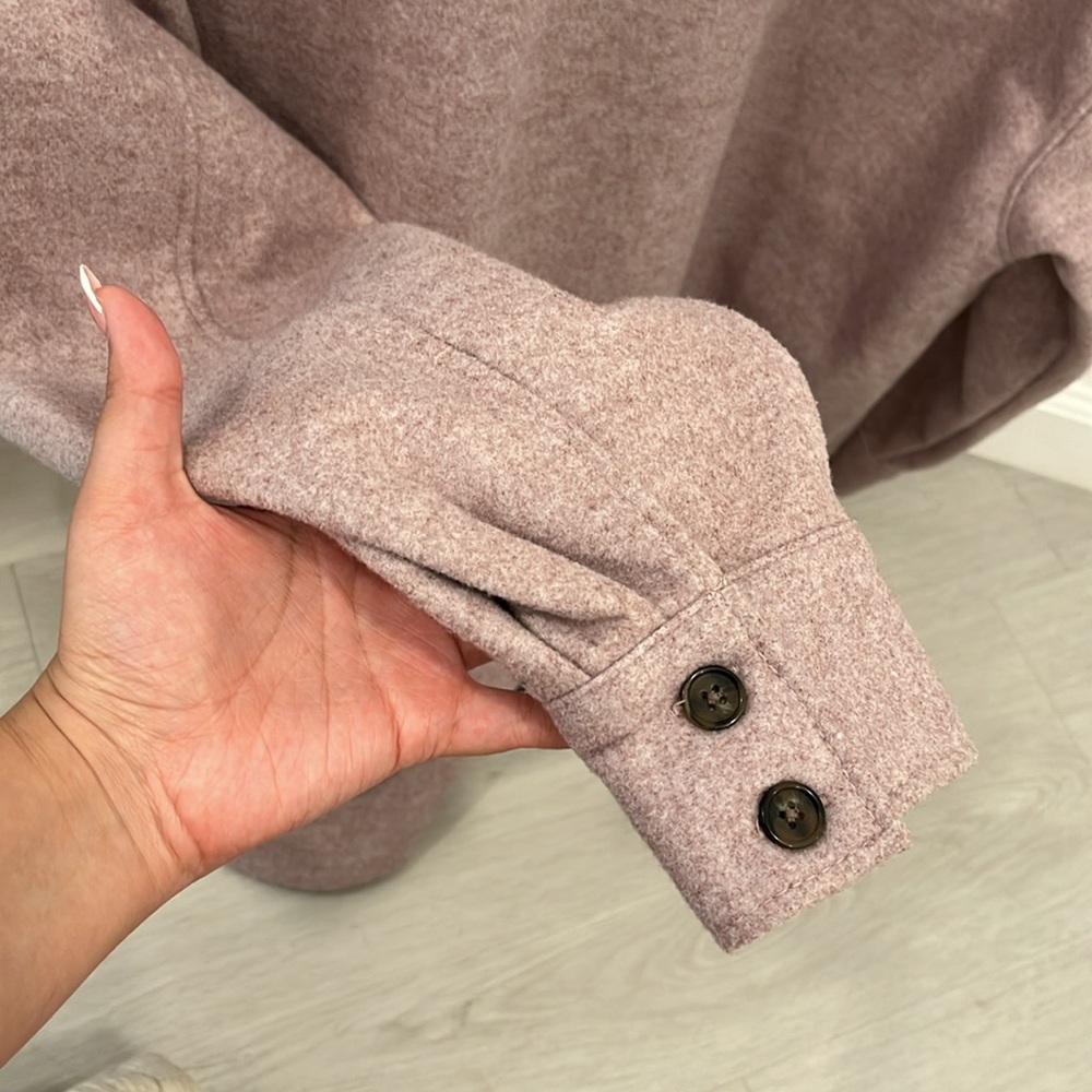Light Mauve Button Down Jacket - image 3
